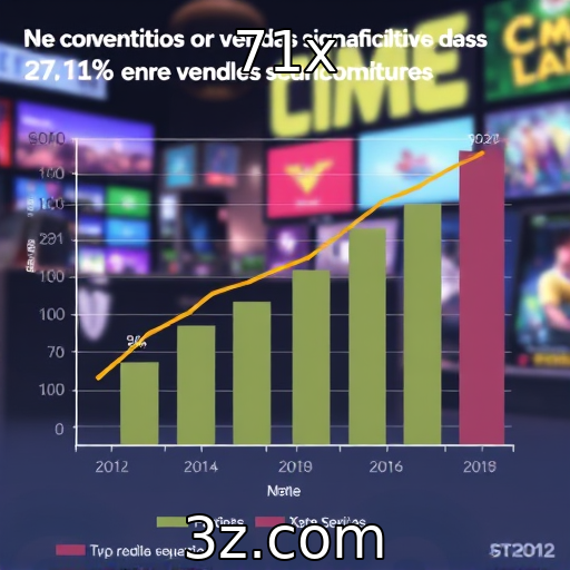 71x | Crescimento das vendas digitais na indústria de jogos